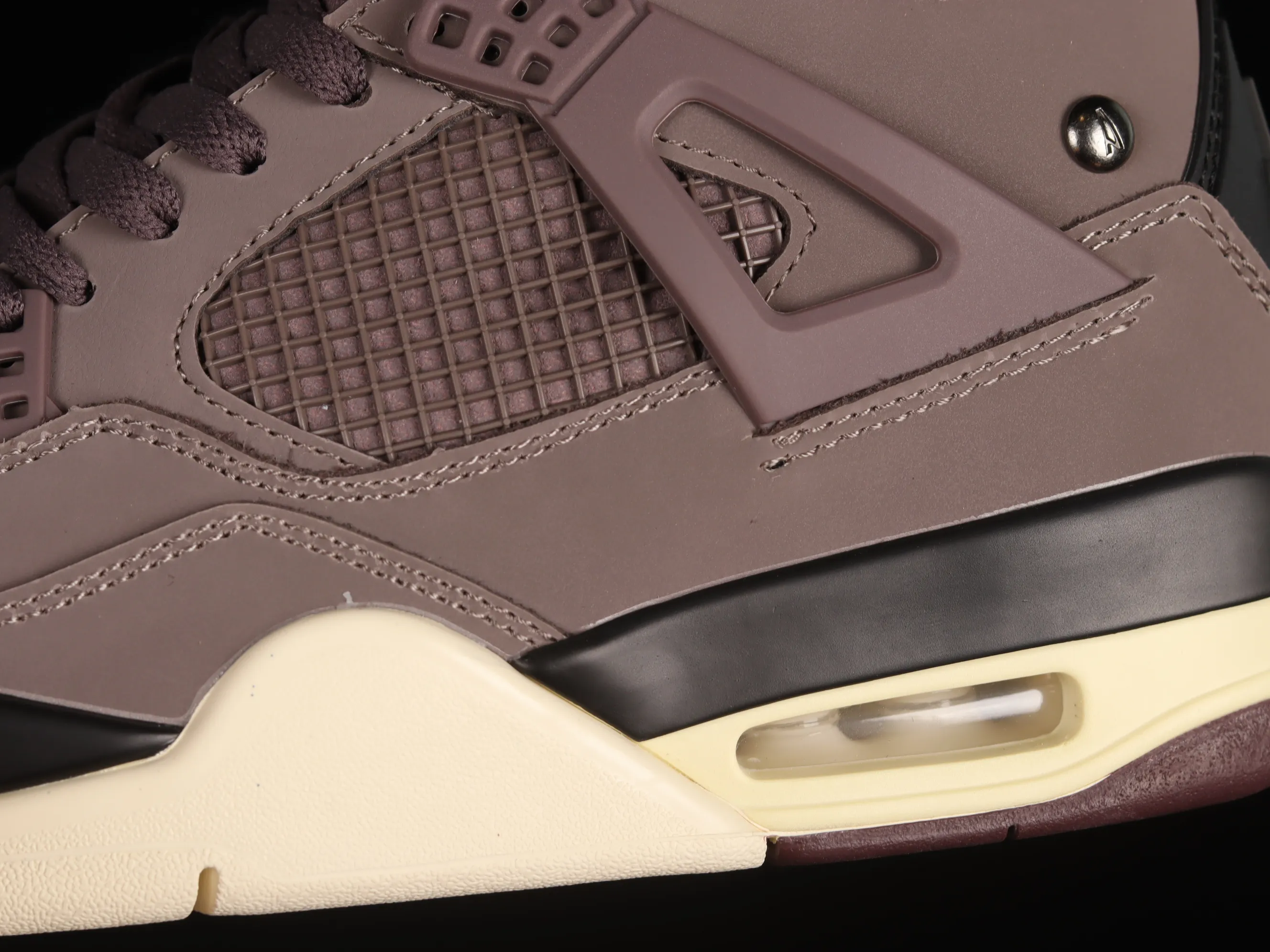 All categories Air Jordan Jordan series basketball shoes Air Jordan 4 A Ma Maniére x Air Jordan 4 "Violet Ore" AJ4 Joe 4 joint model Burgundy red DV6773-220